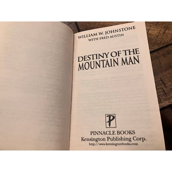 William W. Johnstone Lot of 2-Rage of Mountainman and Destiny of Mountainman VTG - Picture 7 of 9